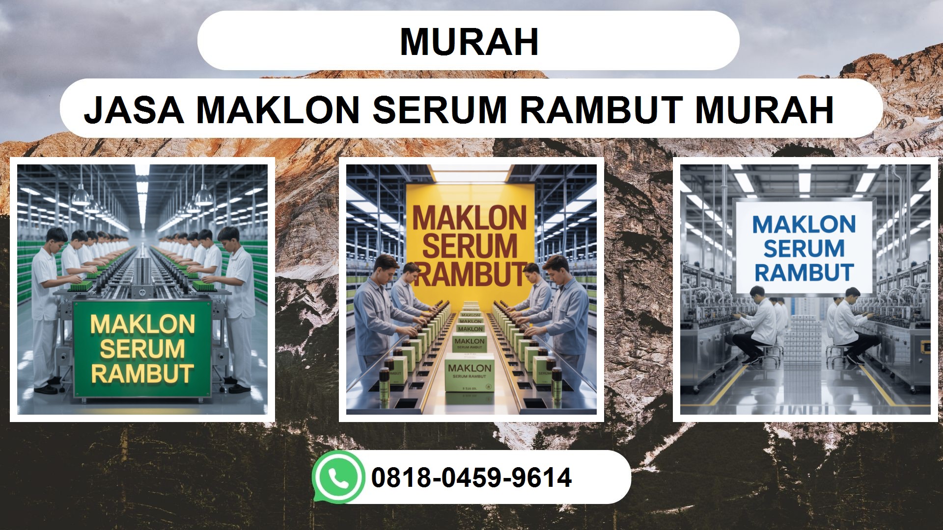 Jasa Maklon SERUM PENUMBUH RAMBUT Murah Terlaris - Alasan Kenapa Harus Memilih Ini