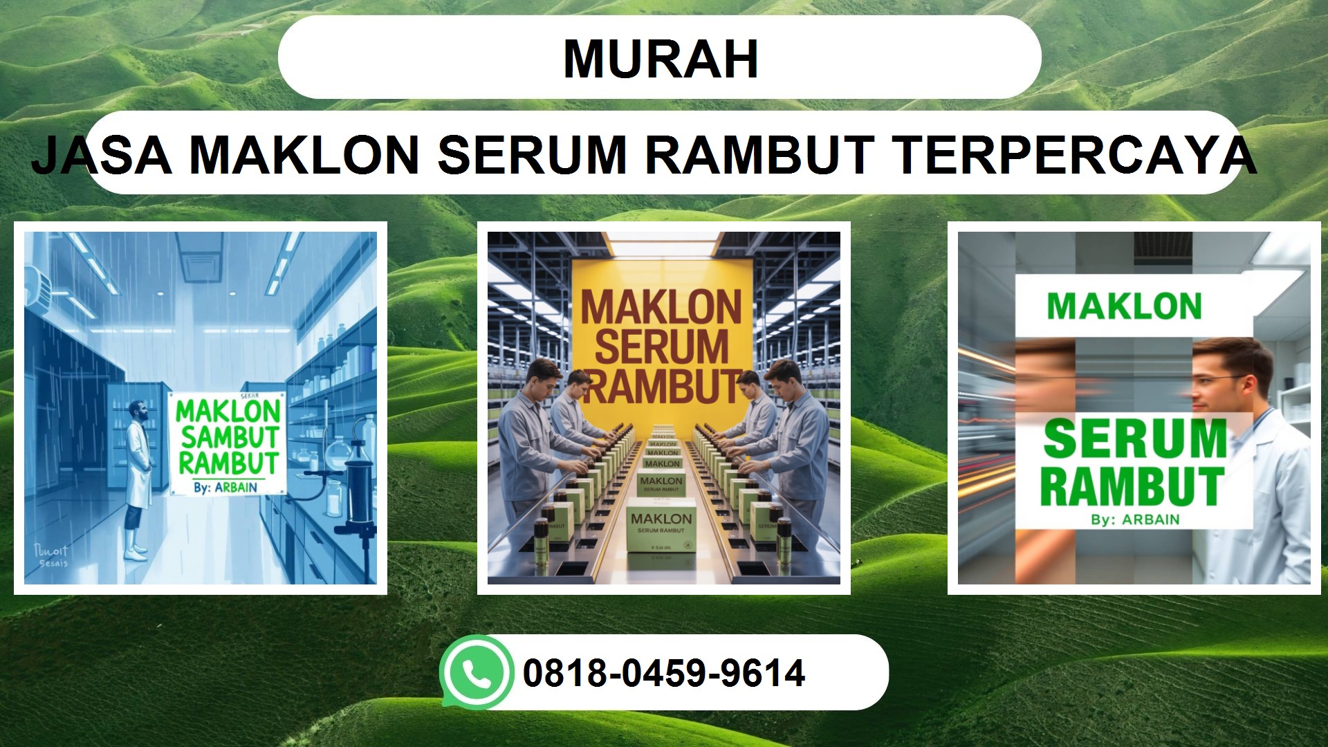 Maklon Serum Rambut Murah Solusi untuk Bisnis Anda