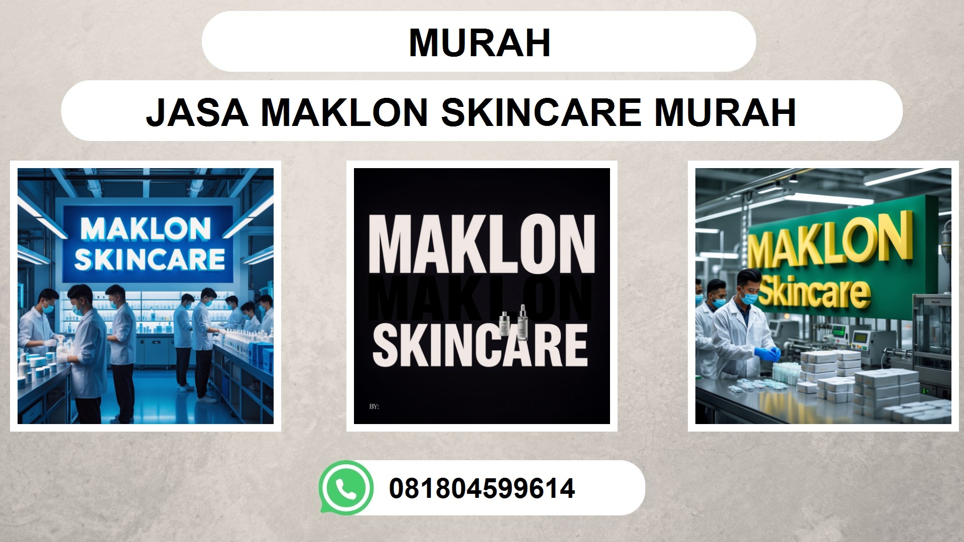 Jasa Maklon Skincare Murah Terpercaya: Solusi Tepat untuk Bisnis Kecantikan Anda