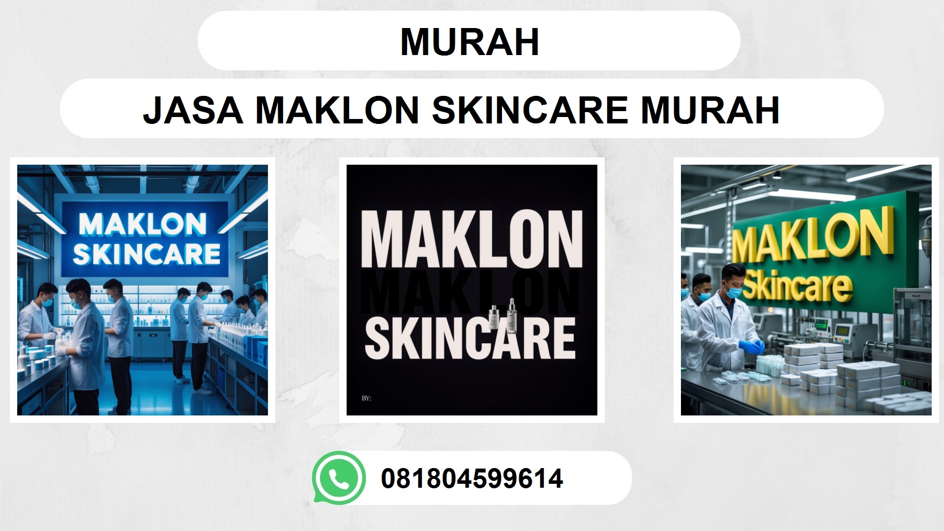 Jasa Maklon Skincare Murah Terpercaya: Solusi Tepat untuk Bisnis Kecantikan Anda