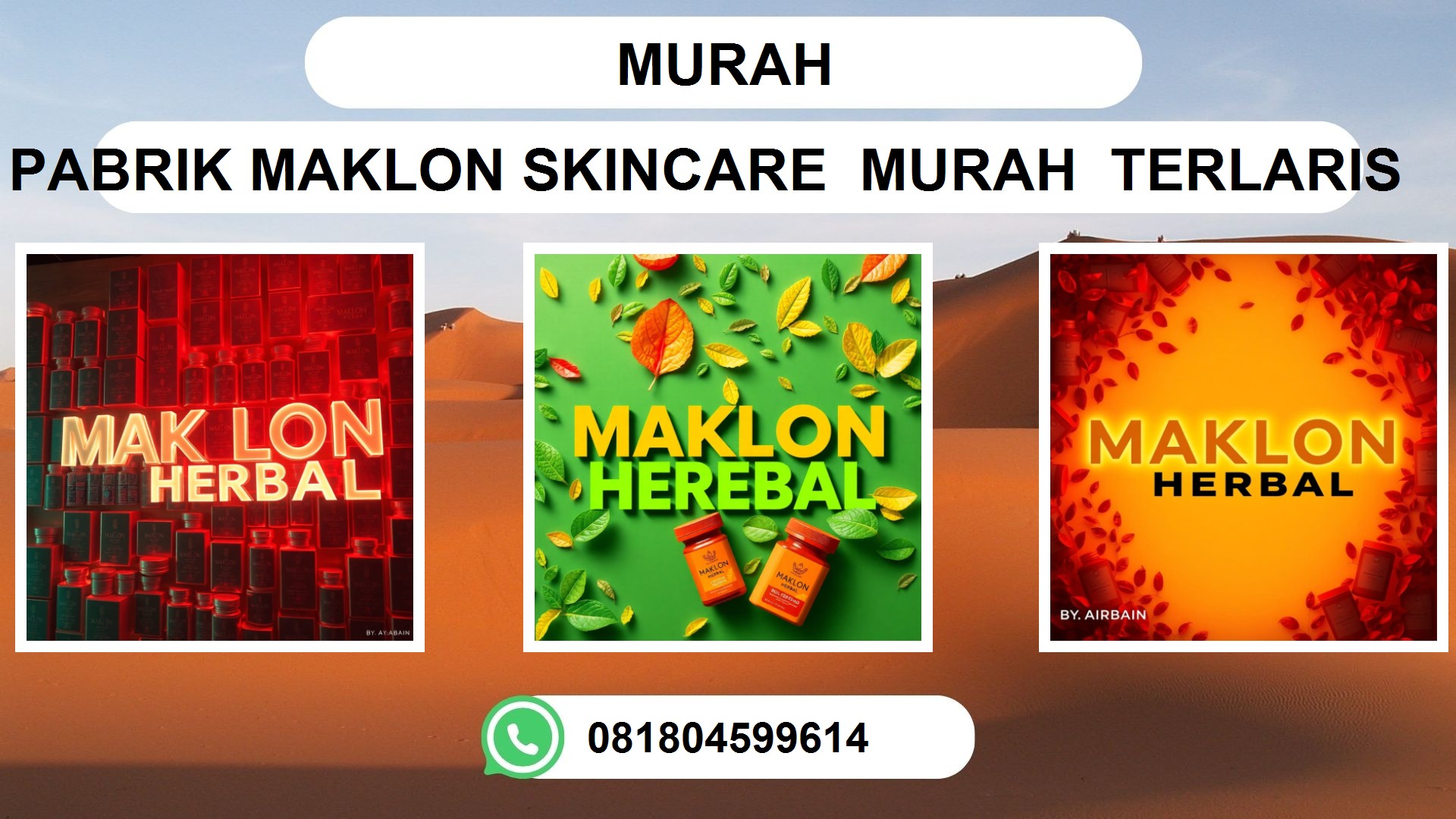Jasa Maklon Herbal Terpercaya Murah