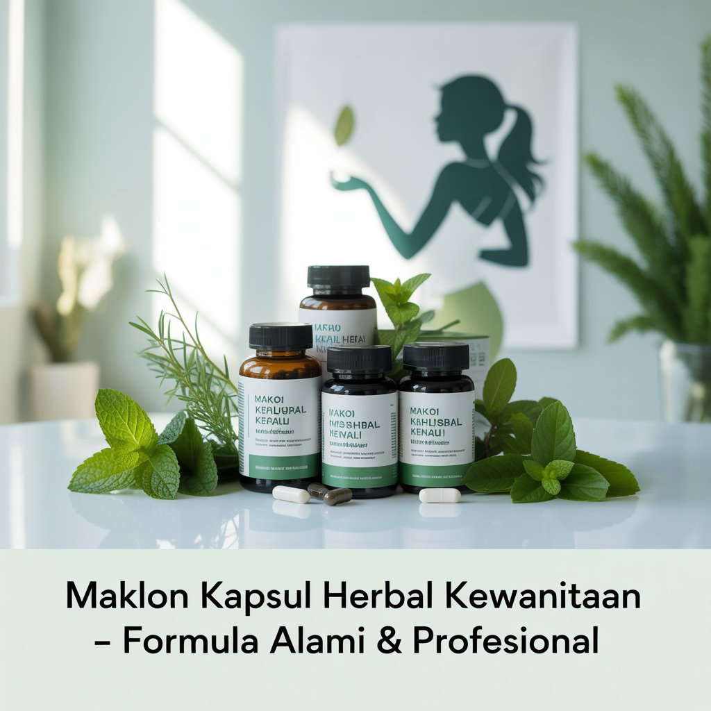 Maklon Kapsul Herbal untuk Mengatasi Keputihan dan Bau Tak Sedap Secara Alami