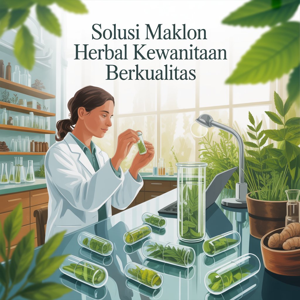 Maklon Kapsul Herbal untuk Mengatasi Keputihan dan Bau Tak Sedap Secara Alami