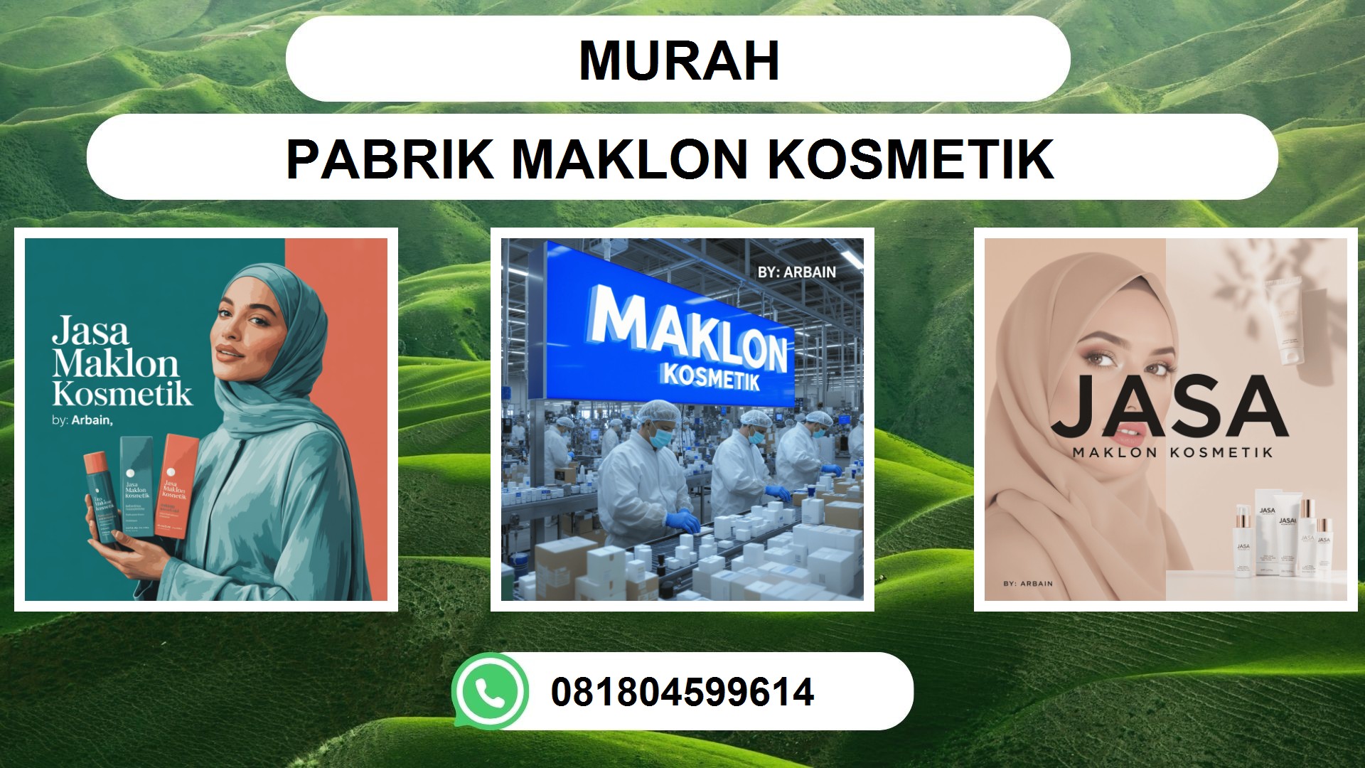 Jasa Maklon Kosmetik Murah untuk Kecantikan Anda