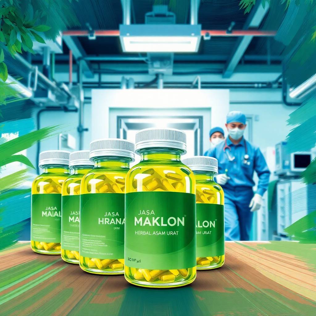 Maklon Obat Herbal Asam Urat dengan Sistem Manufaktur Higienis dan Terstandar