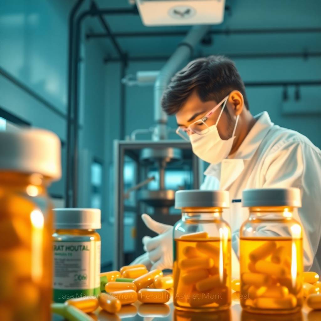 Maklon Obat Herbal Asam Urat dengan Sistem Manufaktur Higienis dan Terstandar