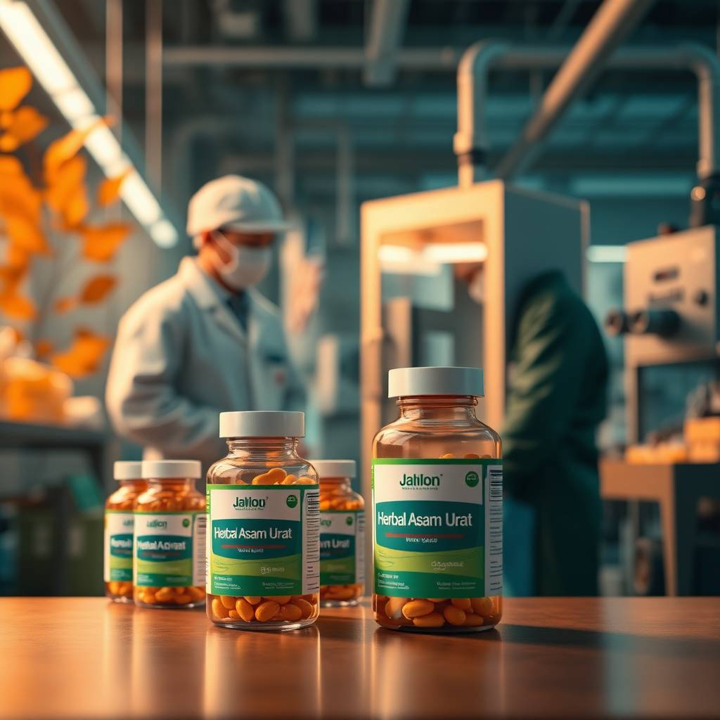 Maklon Obat Herbal Asam Urat dengan Sistem Manufaktur Higienis dan Terstandar
