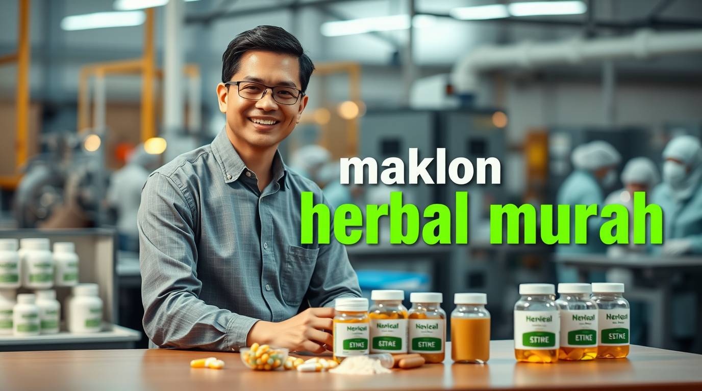 Jasa Maklon Herbal Untuk Skala Kecil hingga Besar Dengan Harga Terjangkau 2026
