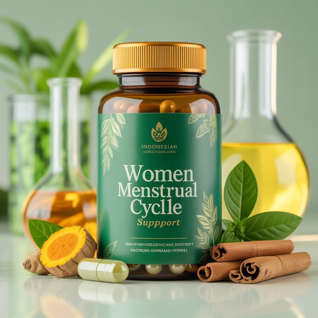 Jasa Maklon Herbal Pelancar Siklus Haid dari Konsep hingga Produk Siap Jual