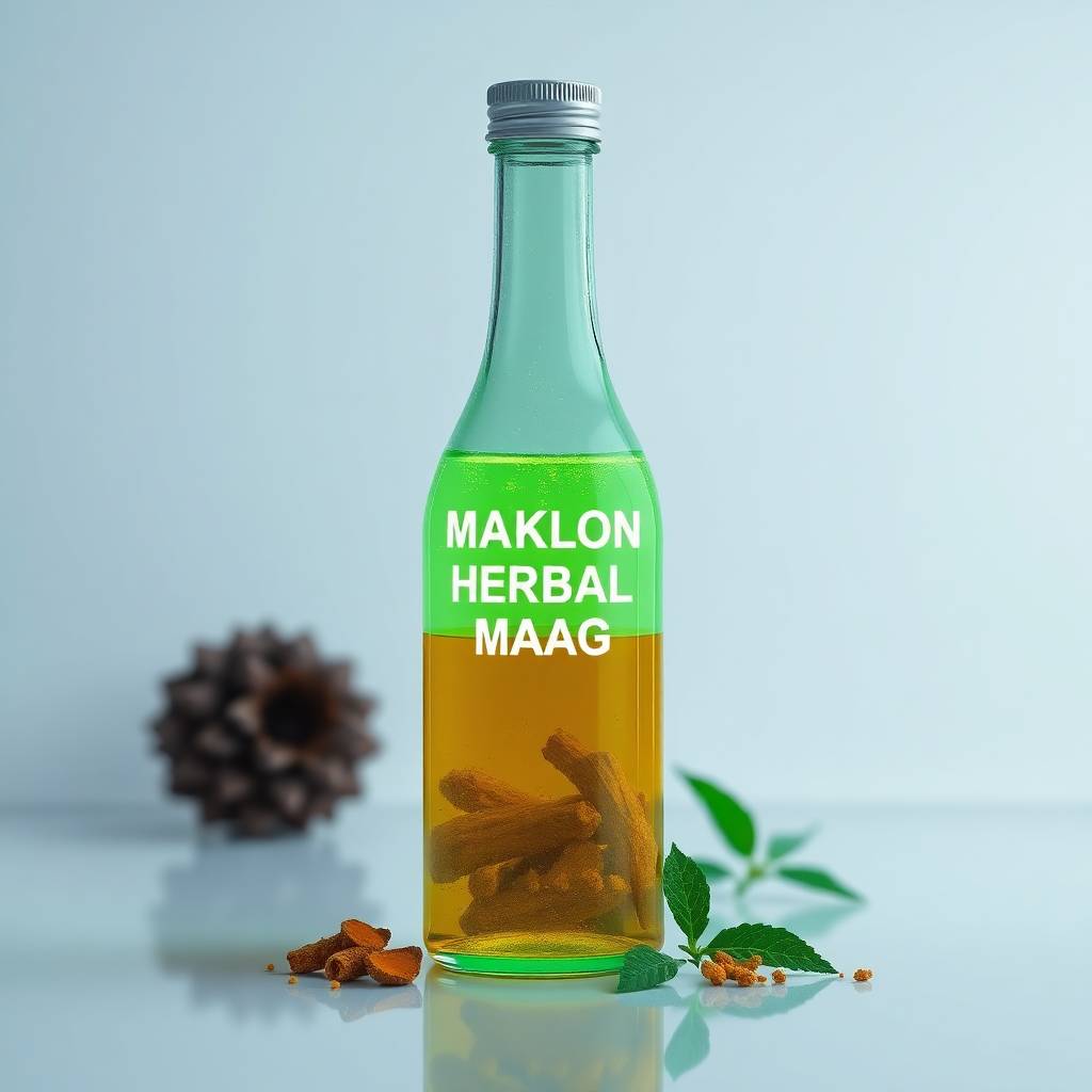 Jasa Maklon Cairan Obat Dalam Herbal Maag dengan Kemasan Botol Modern