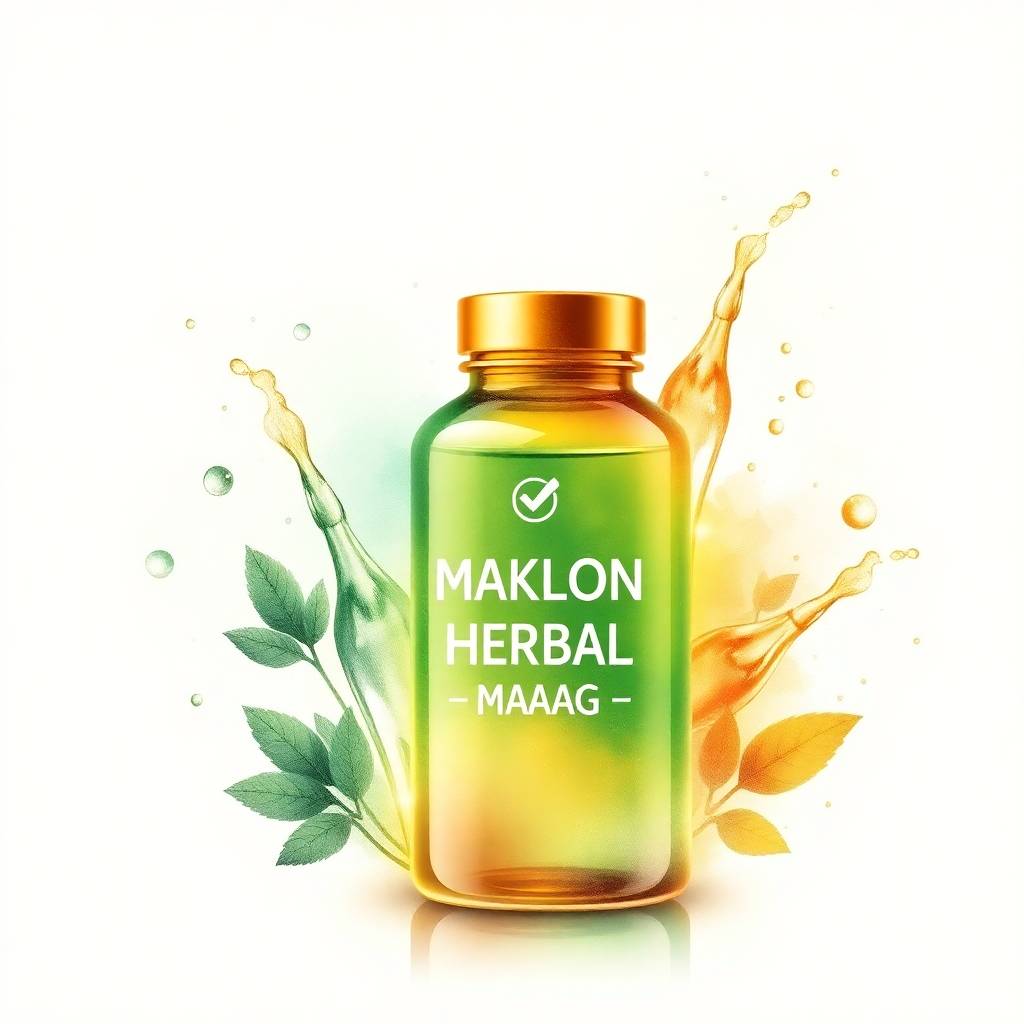 Jasa Maklon Cairan Obat Dalam Herbal Maag dengan Kemasan Botol Modern